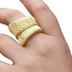 Adjustable Brass Finger Ring For Women