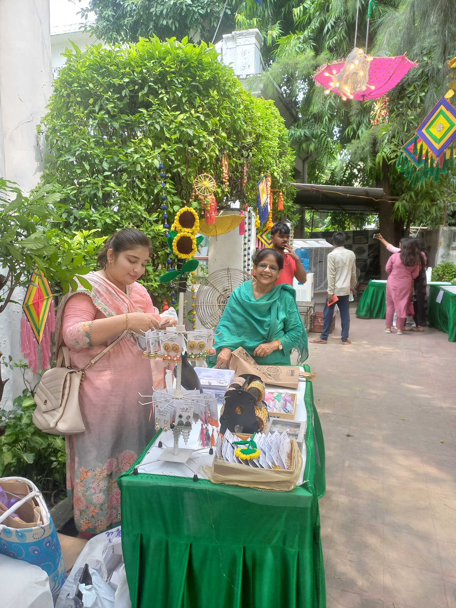 The Ferris Wheel Creations stall at LFM, Hazratganj, Lucknow
