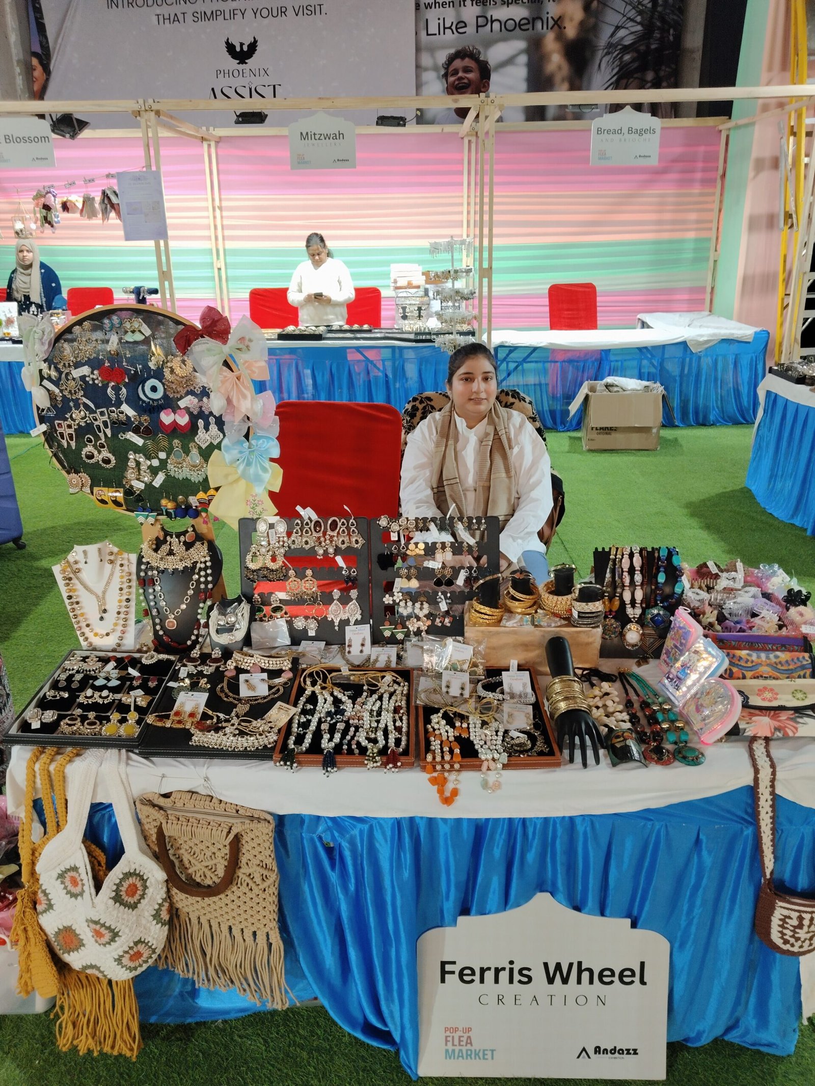 The Ferris Wheel Creations stall at The Pop-up Flea Market, Phoenix Palassio