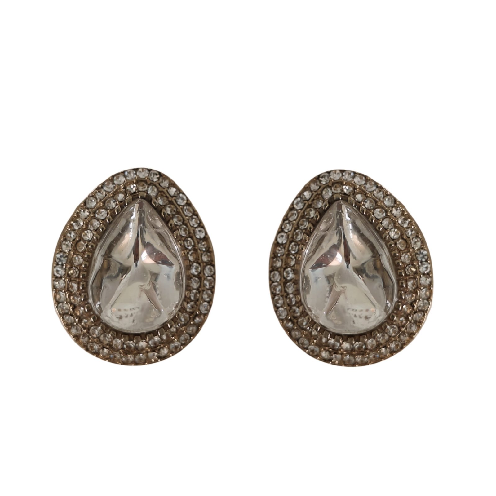 Classic Teardrop Crystal Stud