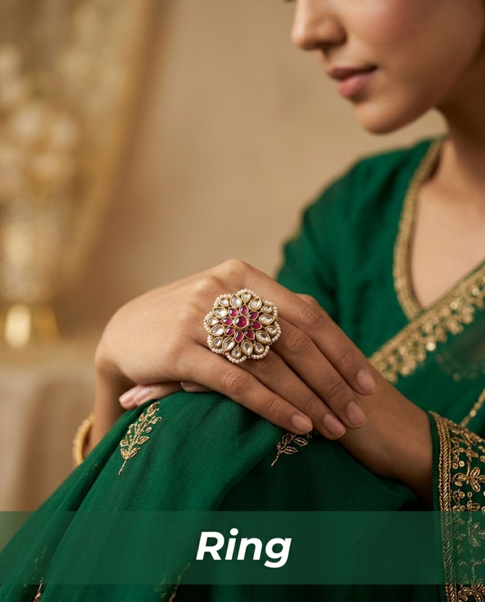 royal ruby kundan stud earrings (4)