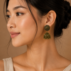 Antique Dual Tone Tribal Jhumka