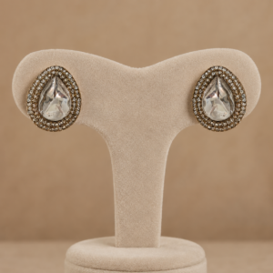 Classic Teardrop Crystal Stud Earring