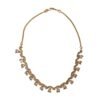 Gold-Tone Crystal Wave Necklace Set with Drop Earrings