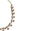 Gold-Tone Crystal Wave Necklace Set with Drop Earrings
